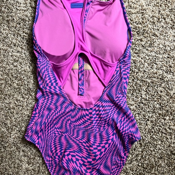 Fabletics pink purple bathing suit - Picture 3 of 4